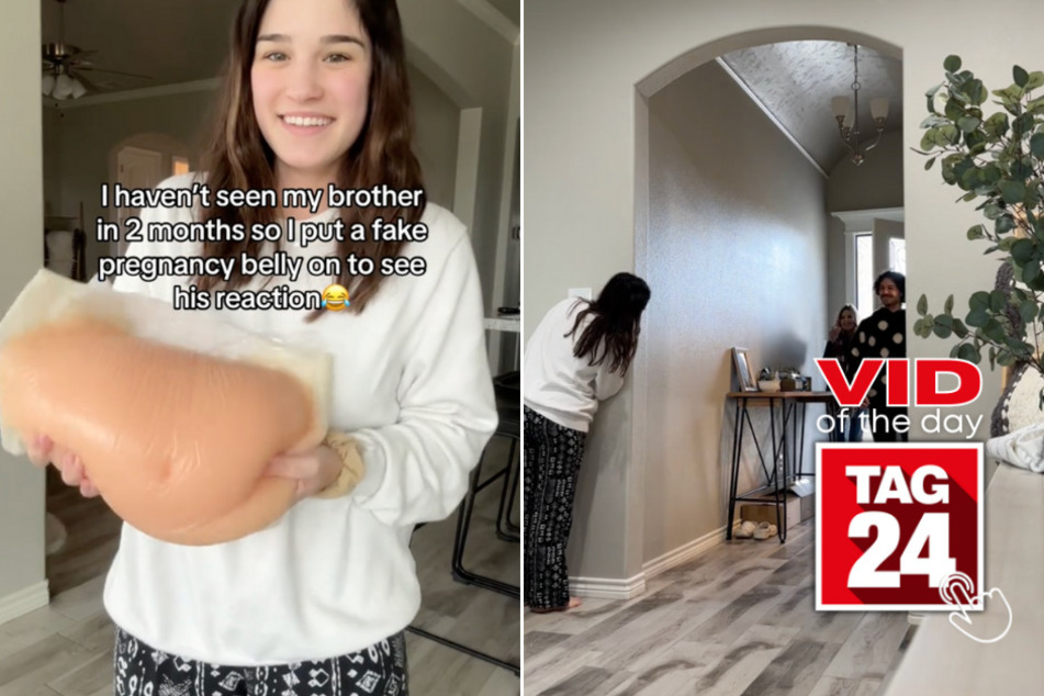 Viral Video of the Day for January 13, 2024: Fake pregnancy prank ends up an epic fail!