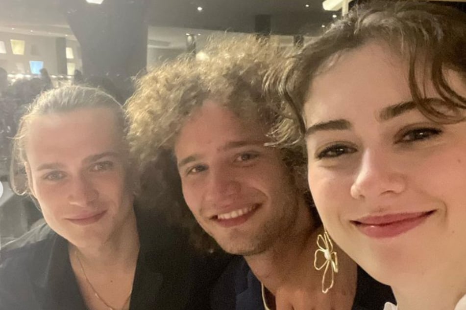 Love & Gelato stars (from l to r) Saul Nanni, Tobia De Angelis, and Susanna Skaggs.