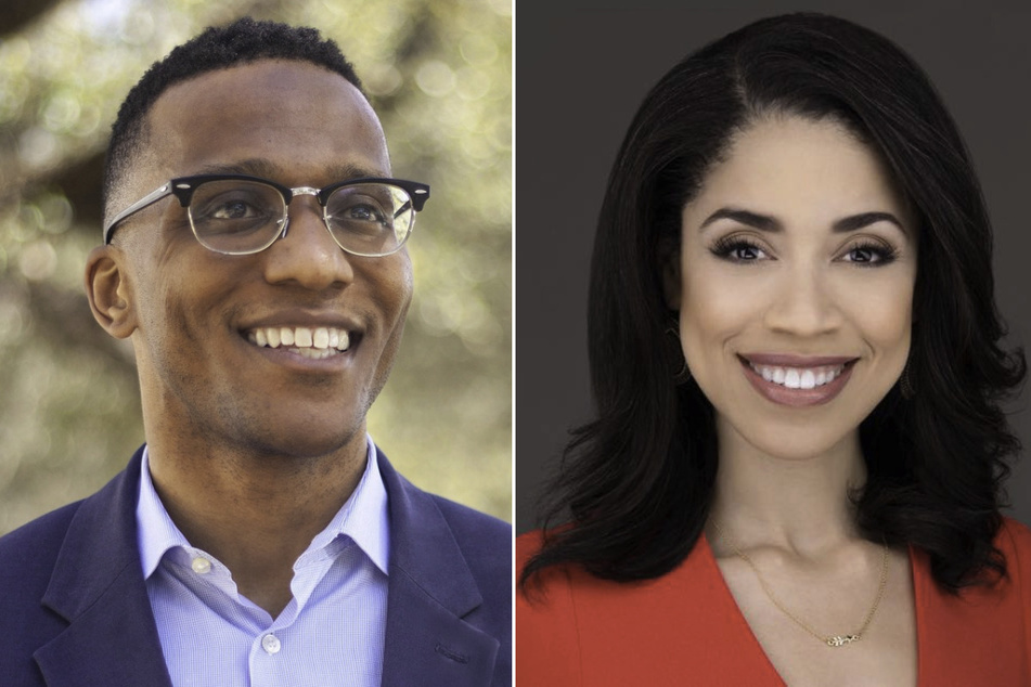Christian Menefee (l.) and Amanda Edwards are headed for a runoff in the special election to represent Texas' 18th congressional district.