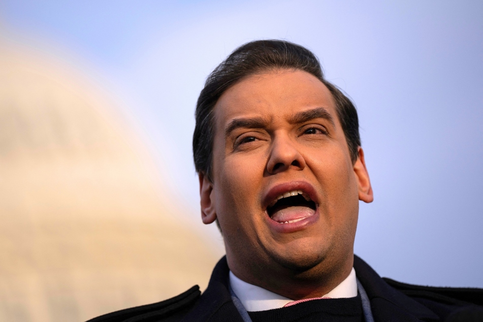In a recent interview, former Congressman George Santos vowed to take legal action against a film being made about him.