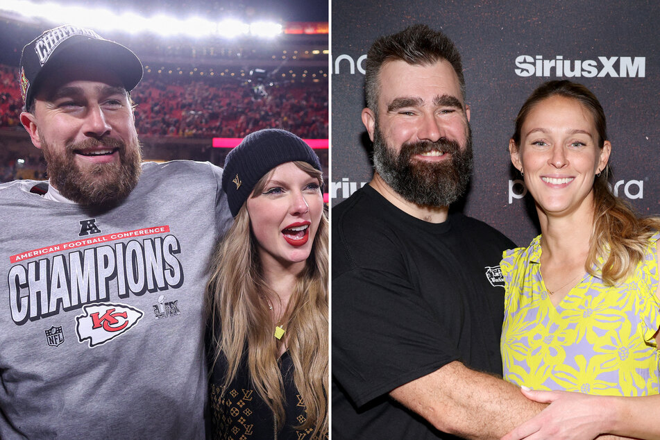 Taylor Swift and Travis Kelce react to Jason and Kylie Kelce welcoming baby no. 4!