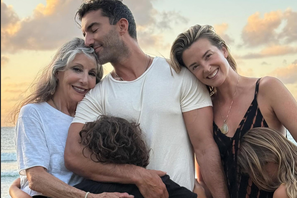 Justin Baldoni paid tribute to his mom and wife on Mother's Day, making it the first time he has posted in months.