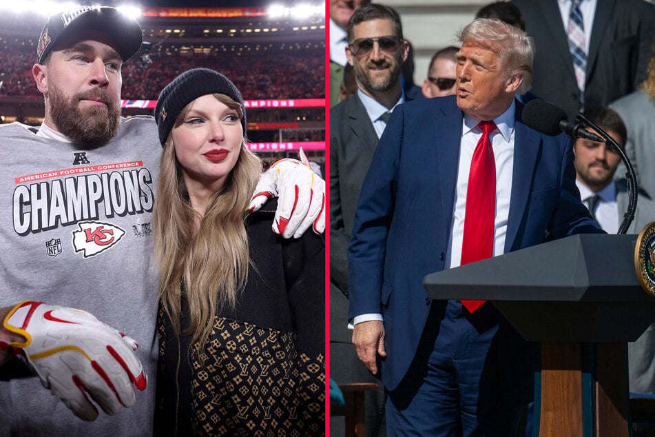 Trump takes jab at Taylor Swift during Philadelphia Eagles' visit to White House