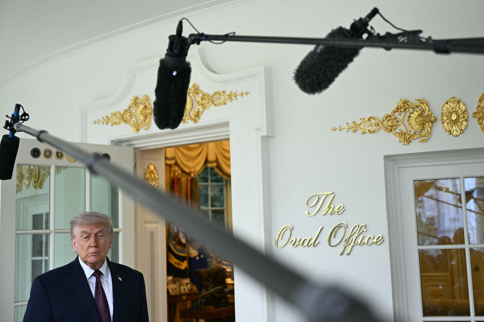 Trump veered into unexpected topics during his press conference at the Oval Office.