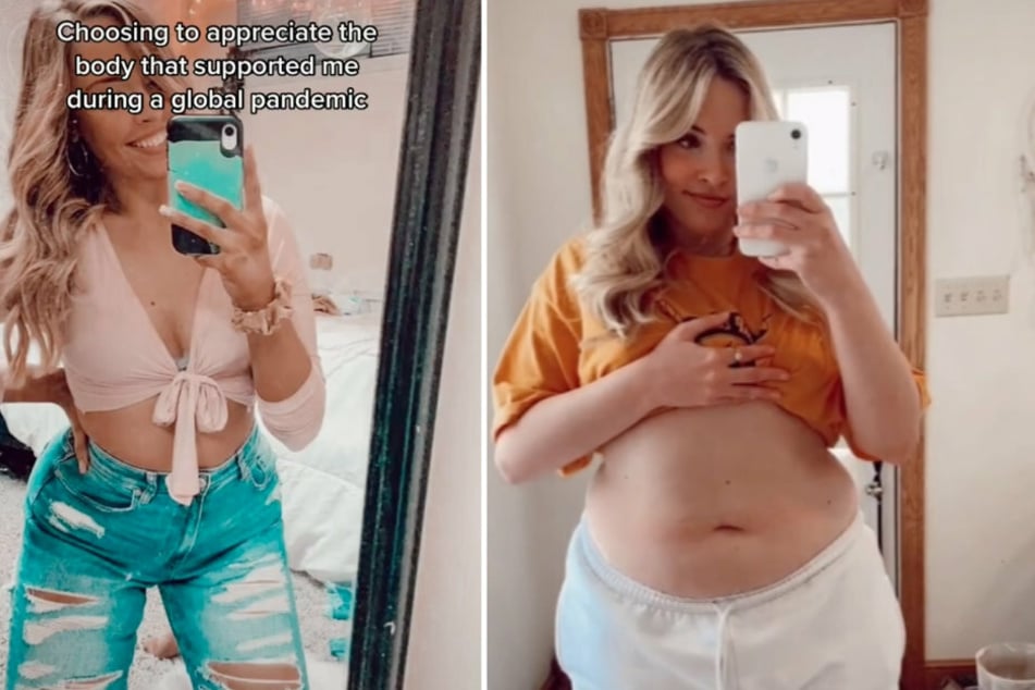 Influencer Chloe got death threats after posting a TikTok clip of her weight gain.