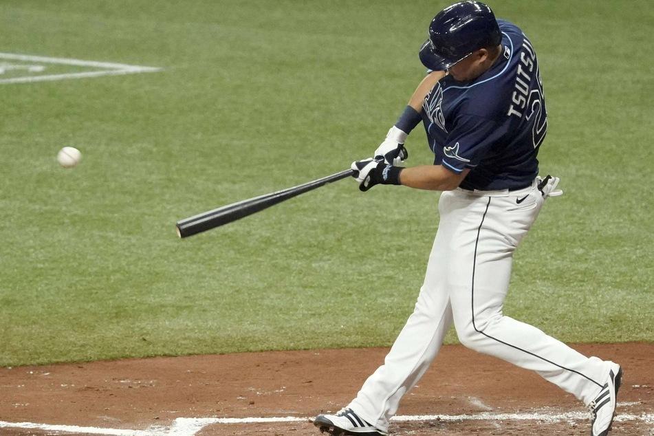 Yoshitomo Tsutsugo and the Tampa Bay Rays shutout the Athletics 2-0 on Wednesday