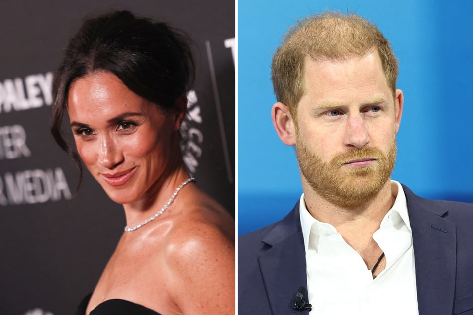 Prince Harry (r.) is reportedly anything but thrilled that Meghan Markle has been using their children to promote her new lifestyle brand, As Ever.