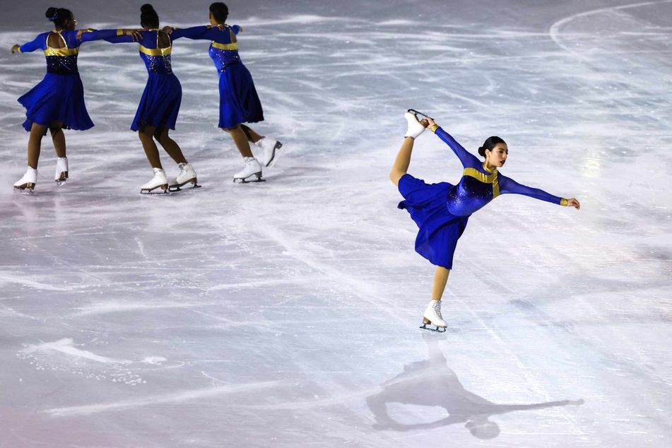 Members of FSH - Figure Skating in Harlem - earlier this year.