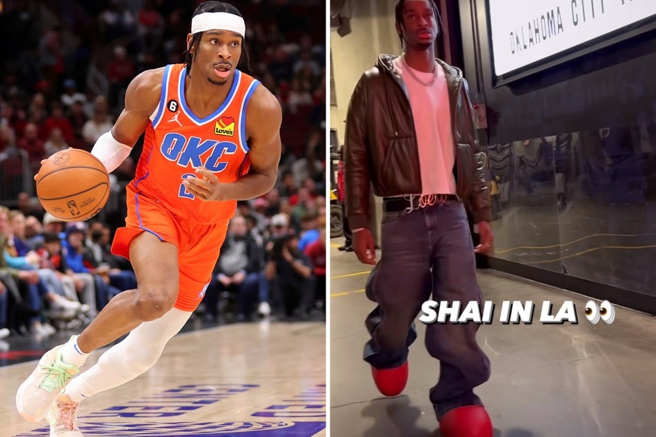 On Tuesday night, Oklahoma City Thunder star Shai Gilgeous-Alexander made headlines after pulling off one of the riskiest fashion statements in NBA history.