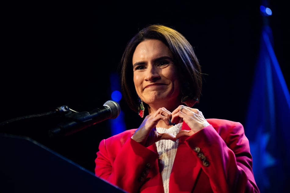 Minnesota Lt. Governor Peggy Flanagan speaks during a Senate primary election night party in Minneapolis on August 11, 2026.