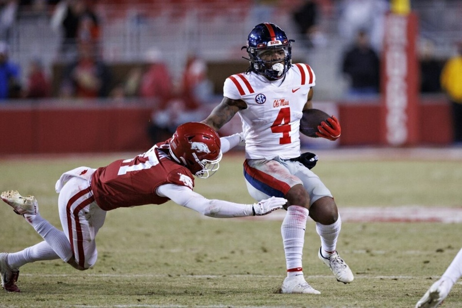 Rebels Quinshon Judkins breaks historic Ole Miss football record!