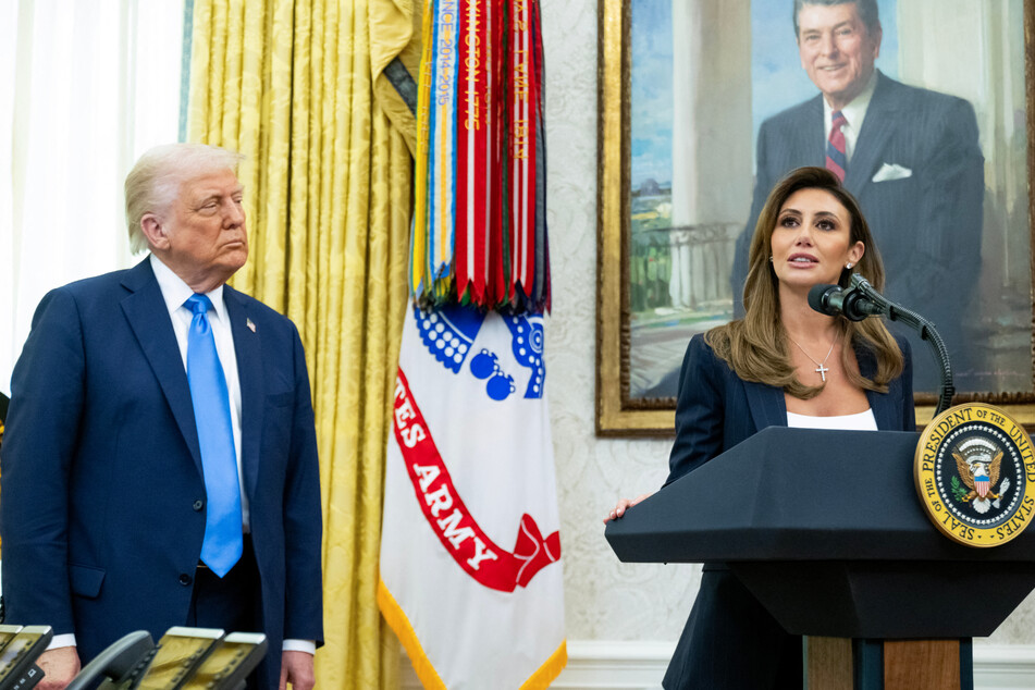 An appeals court has struck down President Donald Trump's appointment of Alina Habba (r.) as the US Attorney for the District of New Jersey.