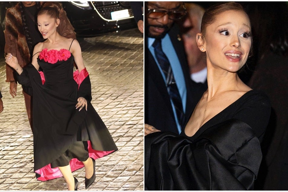 Ariana Grande channels old Hollywood with chic Wicked: For Good premiere look in Paris