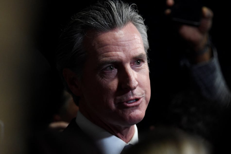 California Governor Gavin Newsom cannot run again and is seen as a leading potential Democratic candidate for the next presidential election.