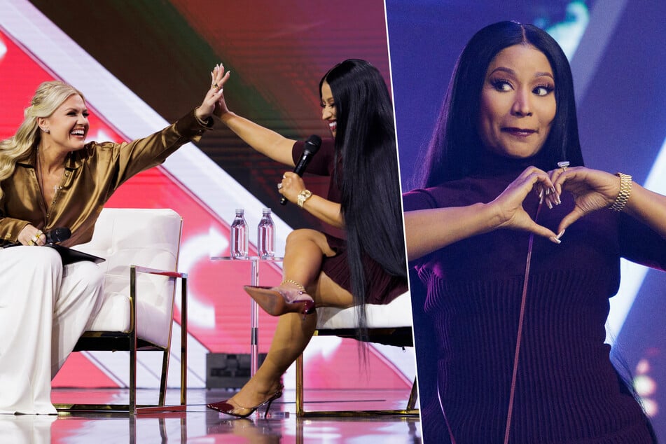 Nicki Minaj praises "handsome" Trump and "assassin" Vance alongside Erika Kirk