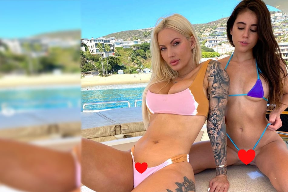 Twice as sexy: Viking Barbie and Violet Summers pose together on Instagram