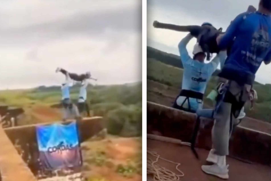 Recordings captured the fatal moment.
