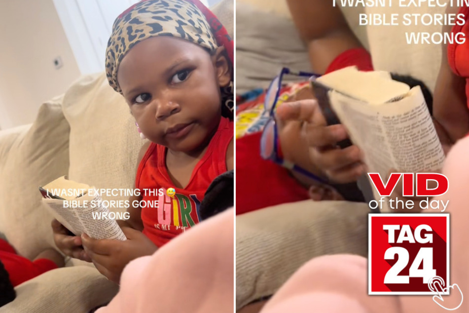 This little girl said the Word of God is whatever SHE says it is - and her brother learned that lesson the hard way.