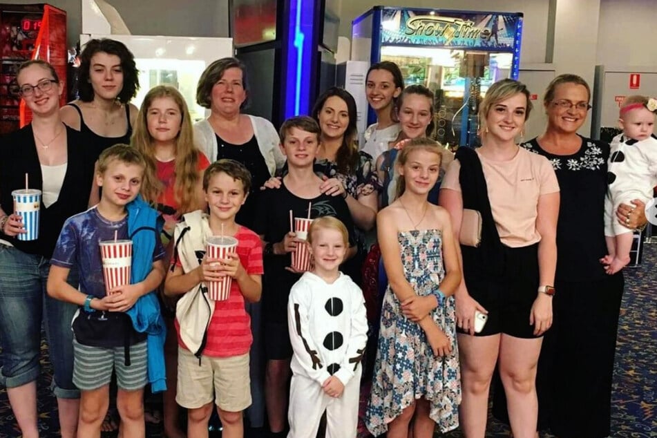 Despite never wanting children, Jeni and Ray Bonell now have Australia's biggest family