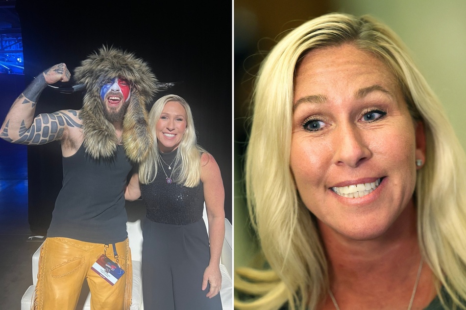 Representative Marjorie Taylor Greene said that she was "honored" after meeting Jake Chansley, the infamous January 6 rioter known as the QAnon Shaman.
