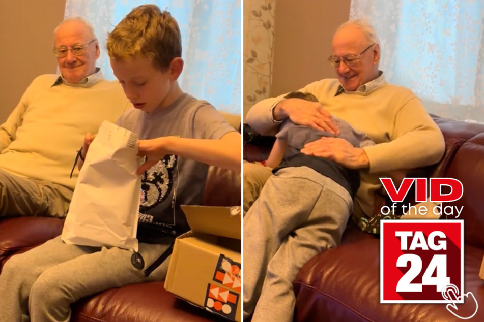 Today's Viral Video of the Day features a boy who was shocked after receiving an incredible Christmas gift from his grandpa!