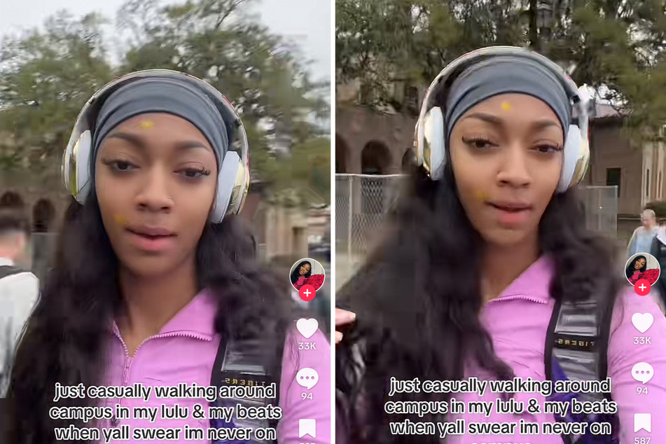 Angel Reese teases fans with on-campus appearance at LSU!