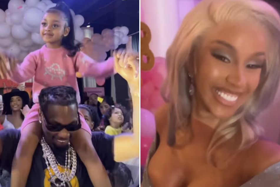 Cardi B and Offset celebrate with Super Mario-themed party