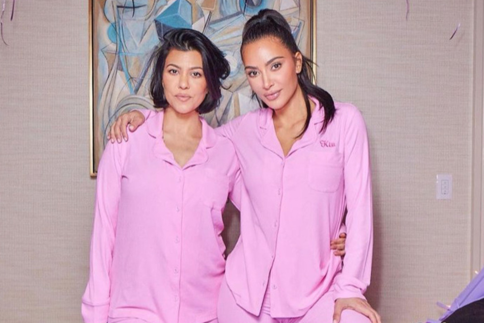 Kim Kardashian called Kourtney Kardashian (l) her "go-to" person when it comes to parenting advice.