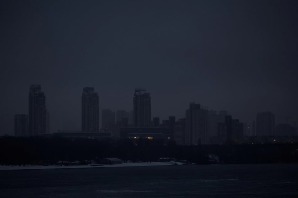 Kyiv shrouded in darkness as Russian missile and drone attacks cause widespread power outages.