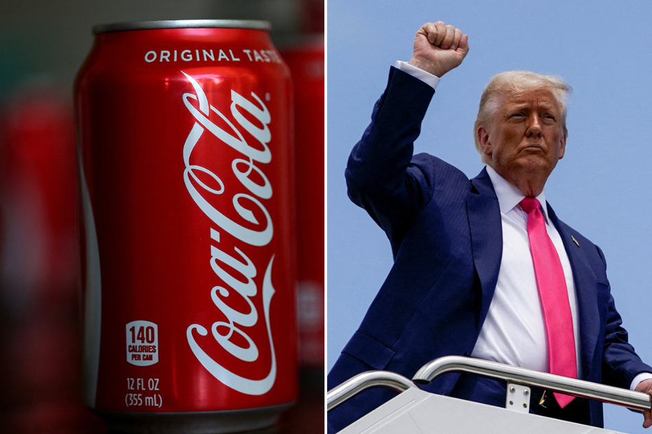 President Donald Trump claimed Coca-Cola had agreed to replace high-fructose corn syrup with real cane sugar in its US products.