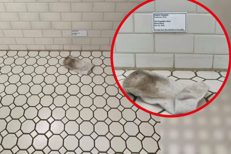 One dirty sock turned into an art installation that perfectly encapsulates 2020