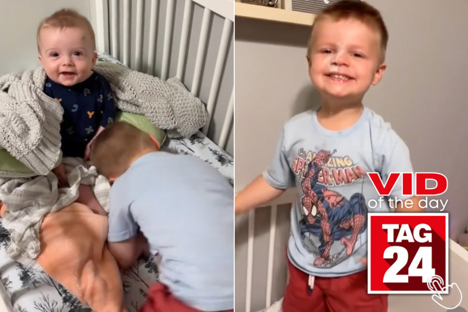 Today's Viral Video of the Day features a couple of boys who were caught playing a little too wild!