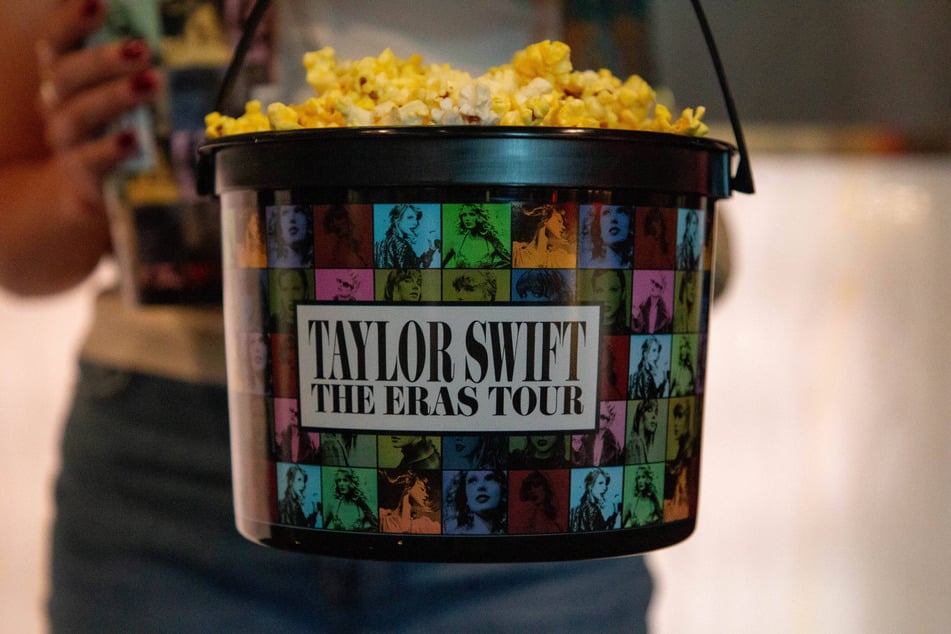 Taylor Swift: The Eras Tour concert film still remains supreme, coming it at number two at the box office on Halloween weekend.