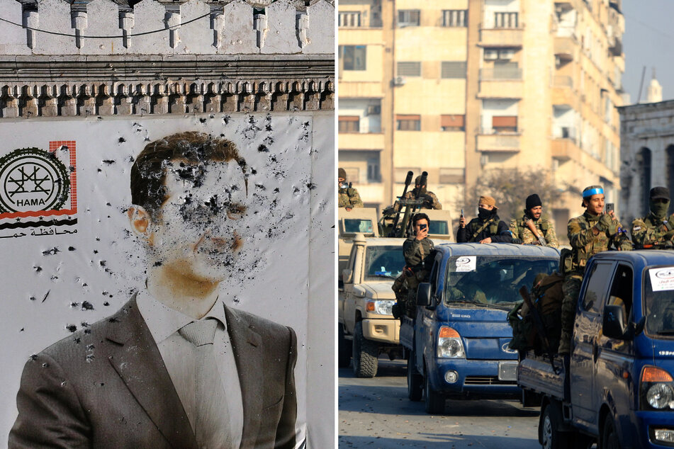 Syrian rebels close in on Damascus as Assad government's forces melt away