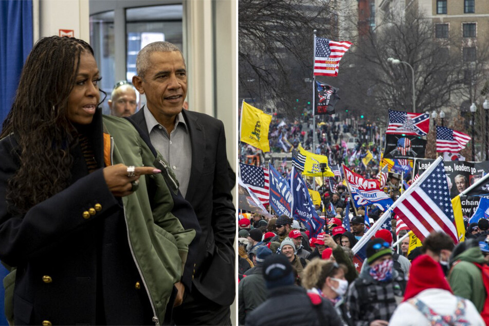 Obamas' Washington home rushed by man armed with explosive materials