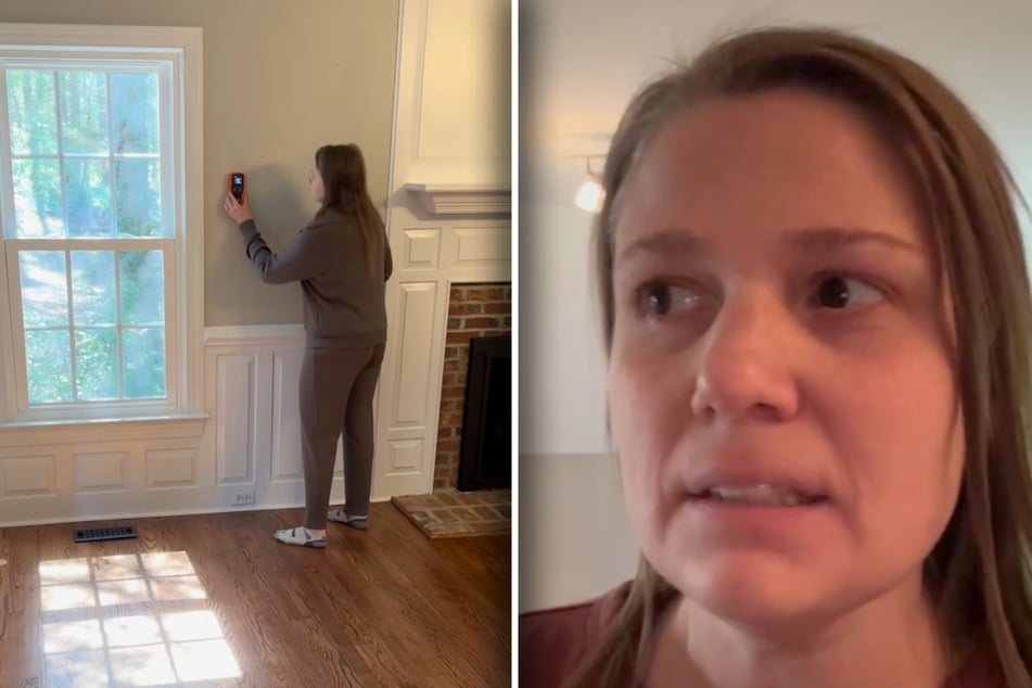 Meghan May was in shock after a discovery in her house.