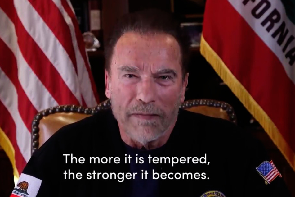 Schwarzenegger is sure that the more democracy is strained, the stronger it will become.