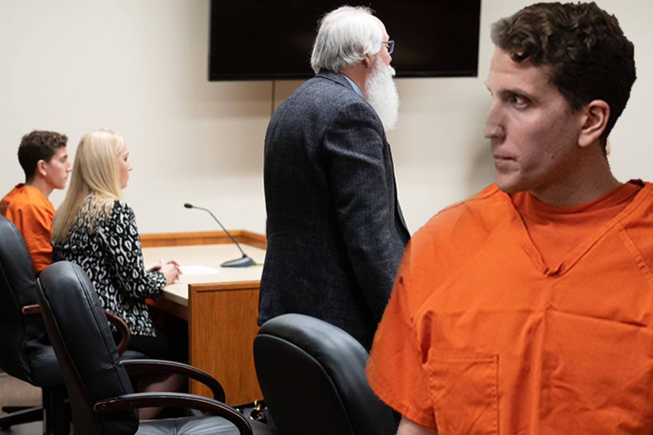 The Latah County prosecutor's (center r) request to have state prosecutors step in to help with the quadruple murder case against Bryan Kohberger (r) was granted by a judge.