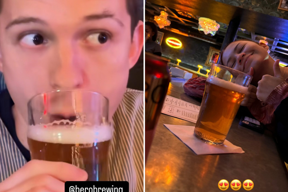 Tom Holland (l.) gave fans a rare glimpse at his relationship with Zendaya as the lovebirds enjoyed a date night in Boston!