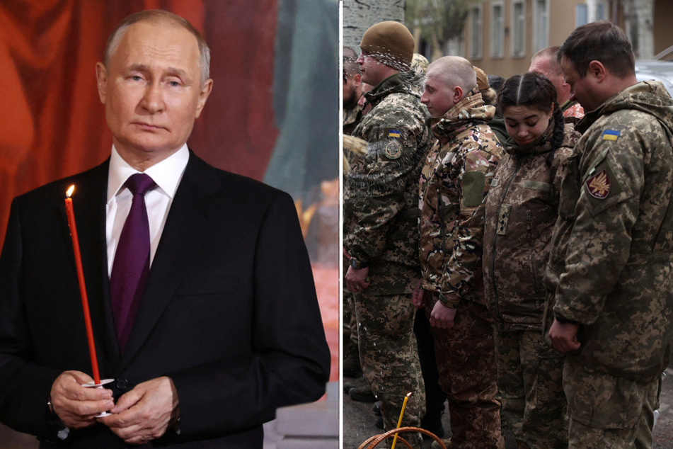 Ukraine and Russia mark Orthodox Easter amid "great Easter prisoner exchange"