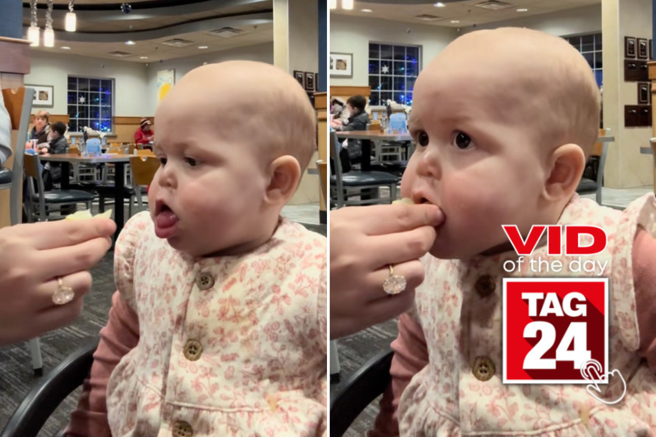 Viral Video of the Day for January 27, 2026: Baby's first lemon taste ends in a hilarious pucker