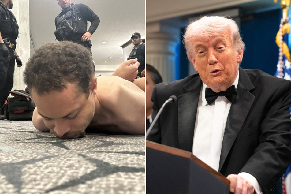 A man is facing charges for attempting to assassinate President Donald Trump (r) after he rushed the recent White House Correspondents' Dinner while armed.