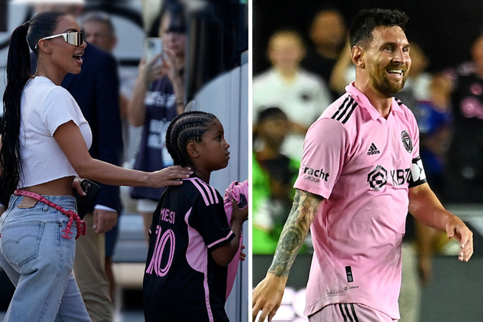 Kim Kardashian and LeBron James witness Messi magic in Miami victory