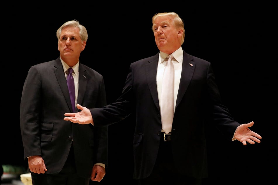 Kevin McCarthy was unable to secure the House speakership on the first ballot despite having the support of ex-president Donald Trump.