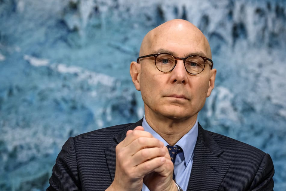 UN High Commissioner for Human Rights Volker Turk looks on during the opening of the 61st session of the UN Human Rights Council in Geneva, Switzerland, on February 23, 2026.