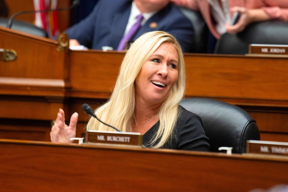 Representative Marjorie Taylor Greene is refusing to speak publicly about shares she owns in Trump Media as the stock continues to dramatically drop.