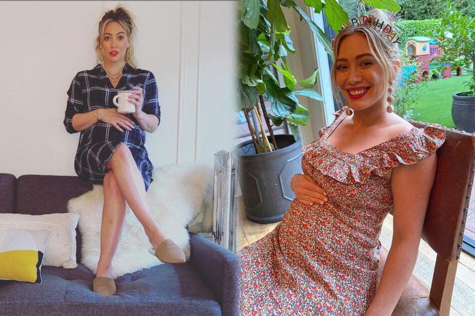 Despite lightning crotch pains, Hilary Duff (33) can't wait to welcome her third child.