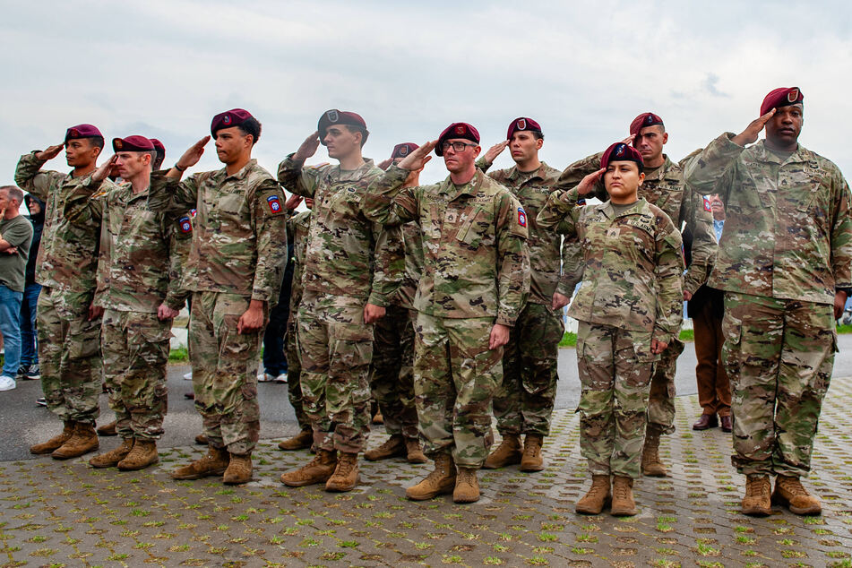 The US is reportedly planning to deploy thousands of soldiers from the elite 82nd Airborne Division to the Middle East (file photo).