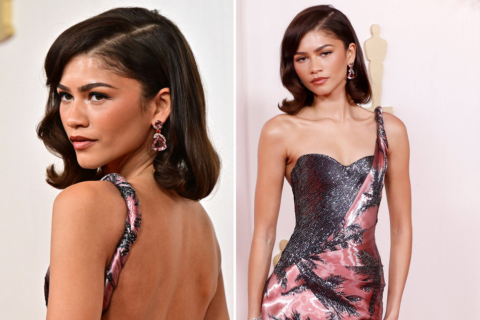 Zendaya makes grand Oscars return in chic corset gown