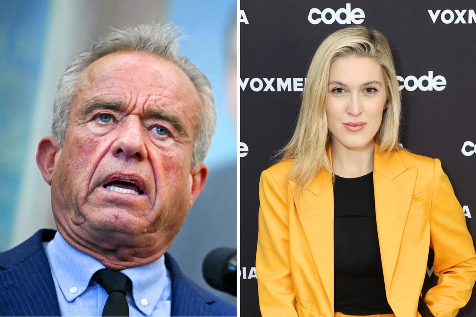 The company behind Olivia Nuzzi's (r.) upcoming memoir recently shared new details about how it will address her "relationship" with Robert F. Kennedy Jr.